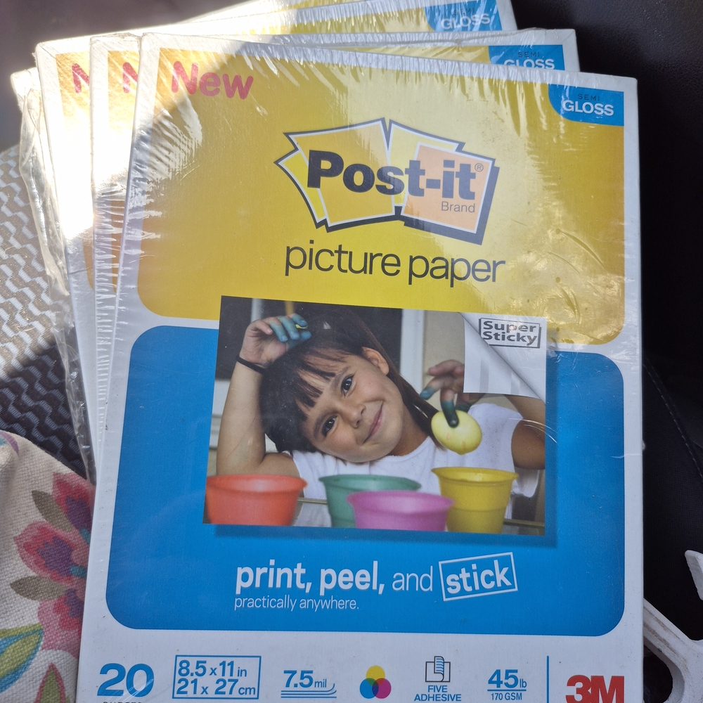 Post-it Picture Paper 8.5x11 Gloss